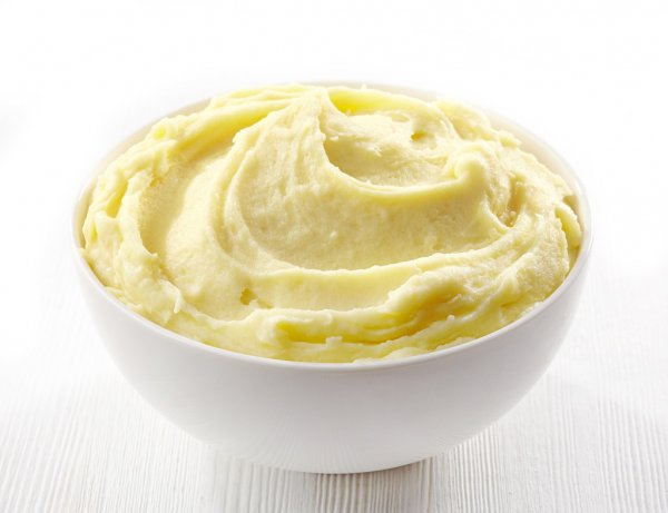 Mashed potato in a bowl