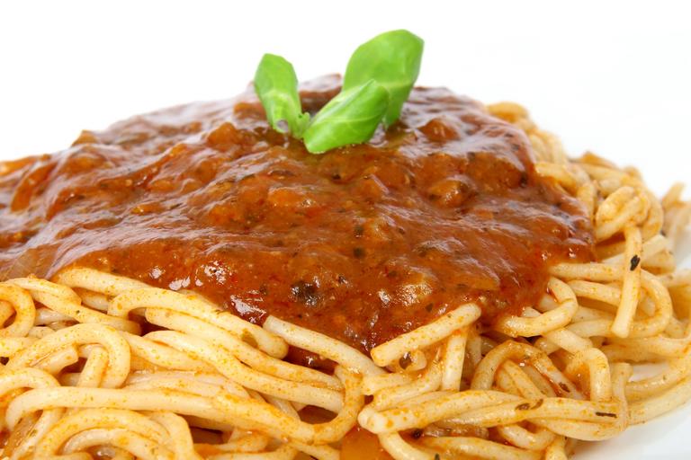 Pasta with sauce