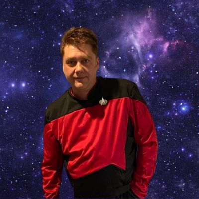 Brendan in space.